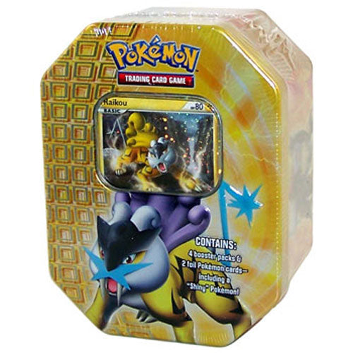 Shiny Entei, Suicune, and Raikou Promos in Fall 2010 Tins 